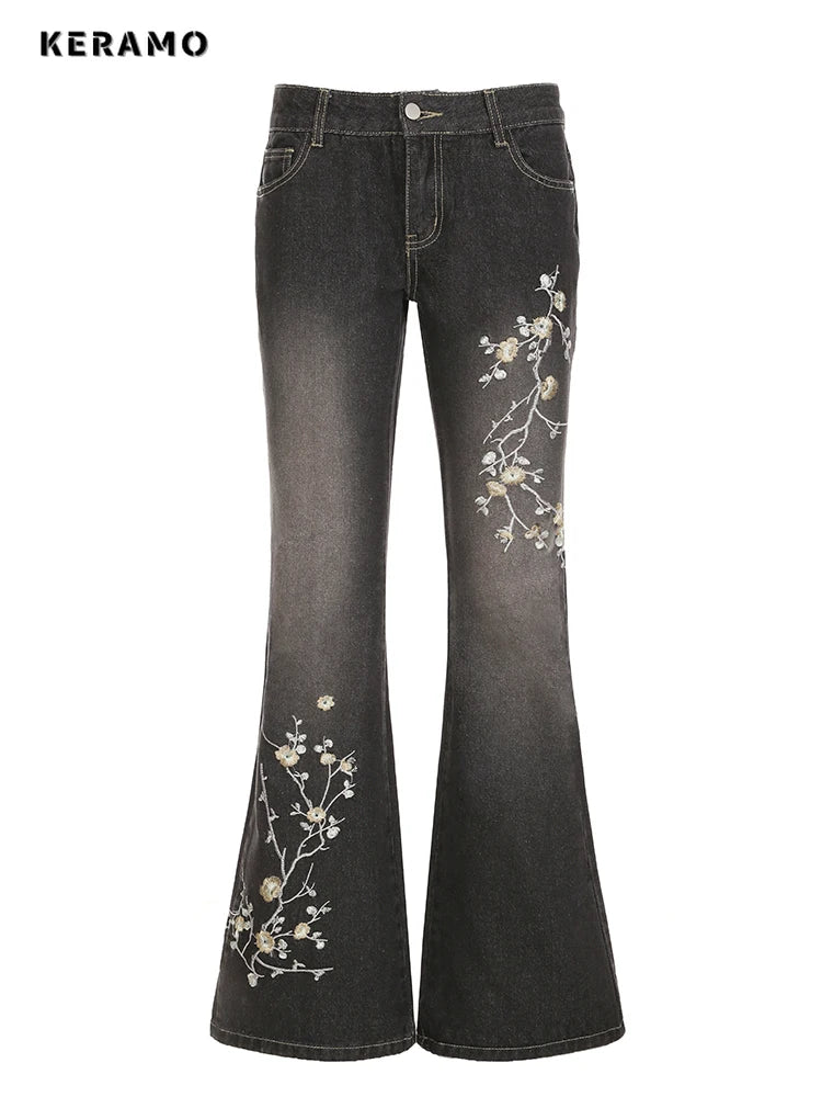 VINTAGE FORAL - JEANS
