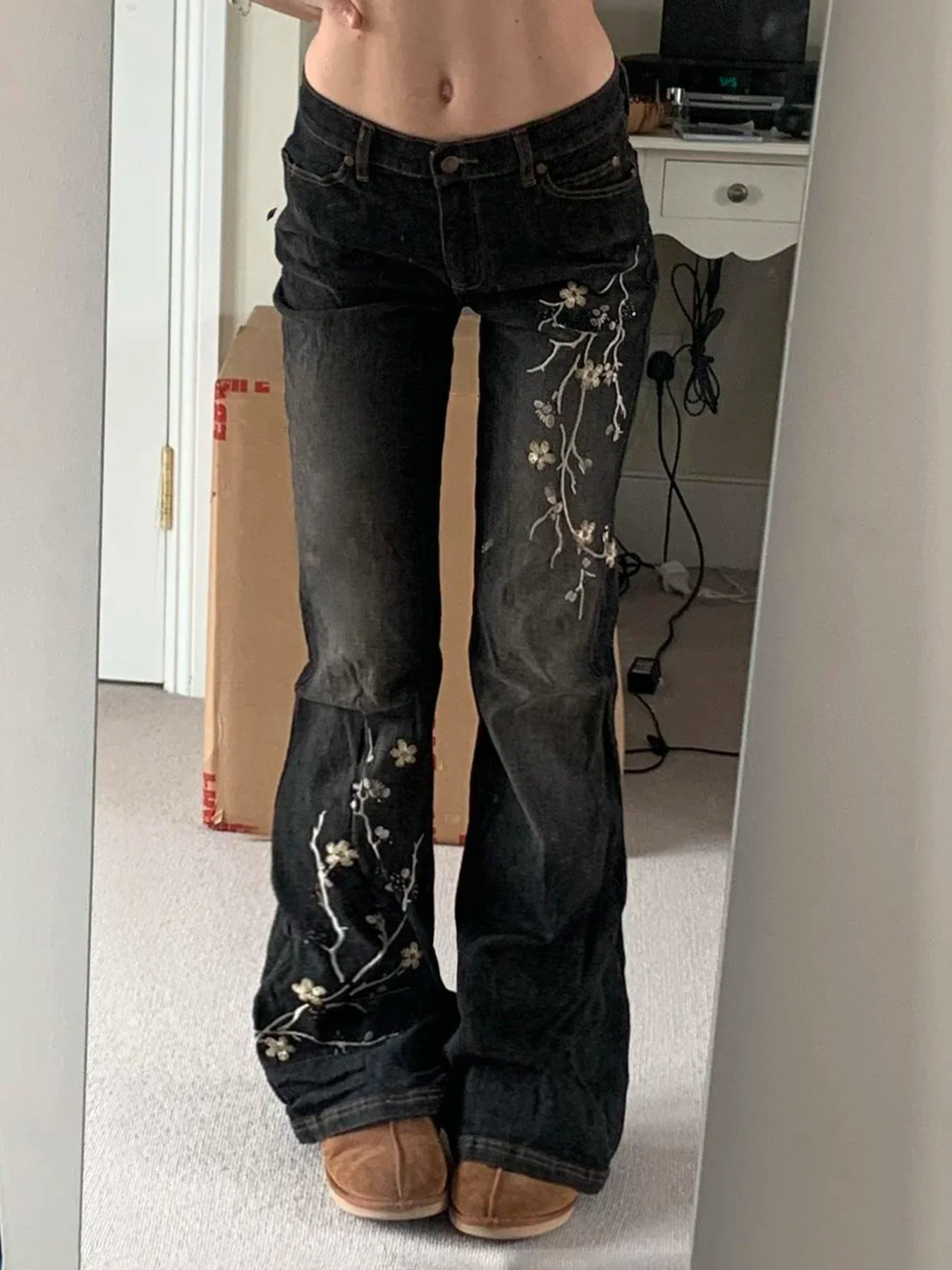VINTAGE FORAL - JEANS