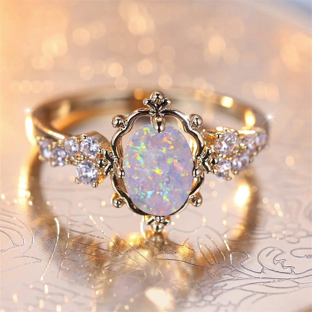 OVAL MIRROR - RING