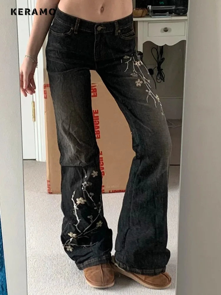 VINTAGE FORAL - JEANS