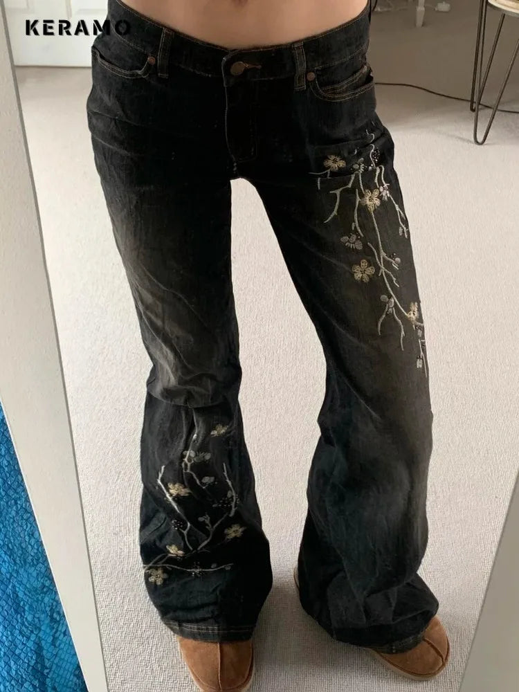 VINTAGE FORAL - JEANS