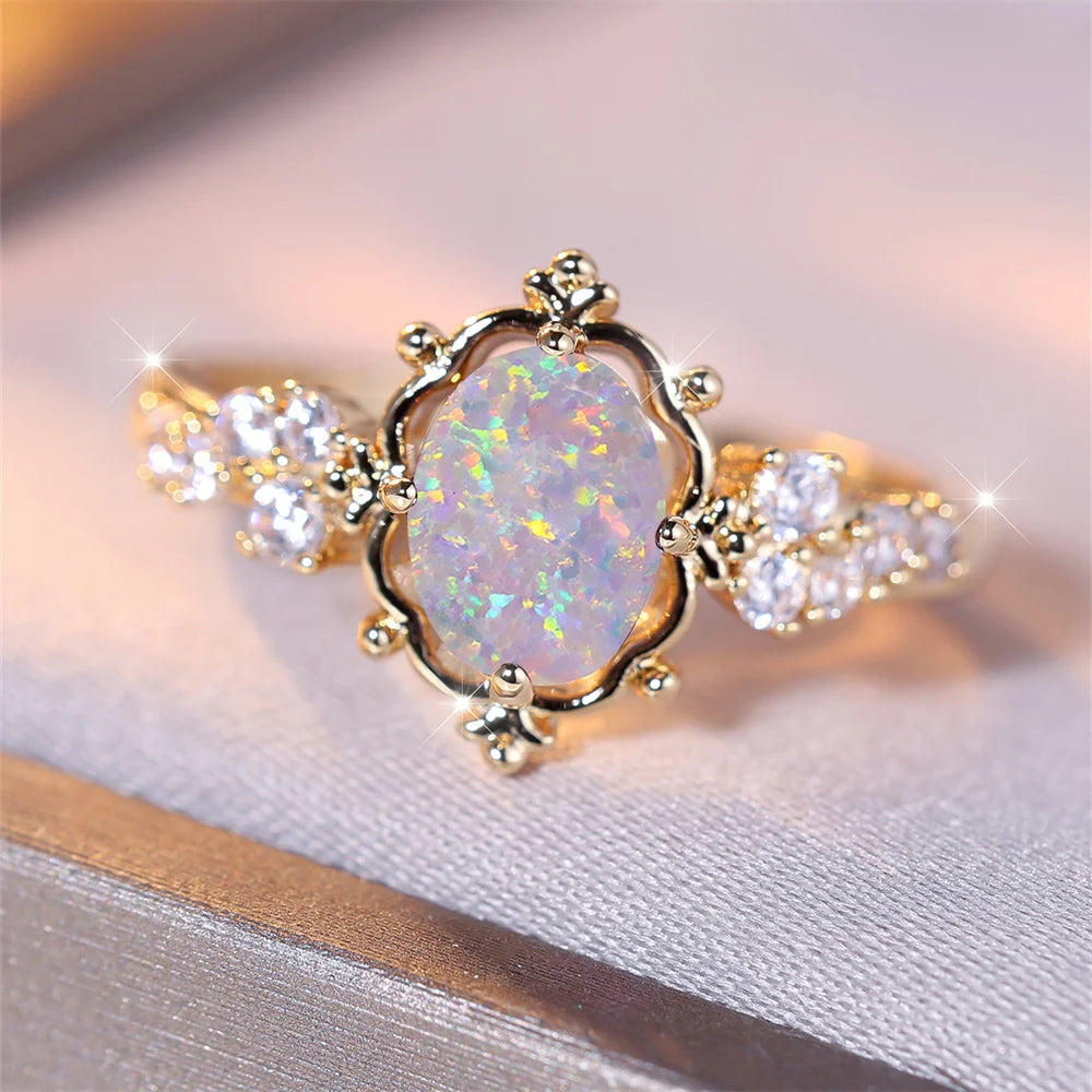 OVAL MIRROR - RING