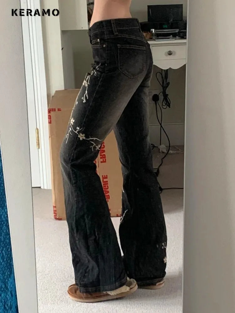 VINTAGE FORAL - JEANS