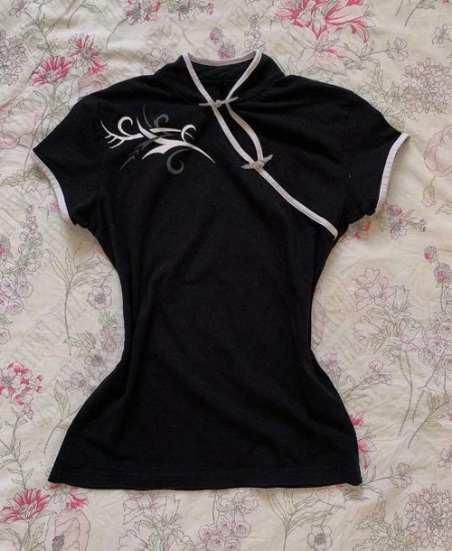 BABY TEE CHEONGSAM - SHIRTS