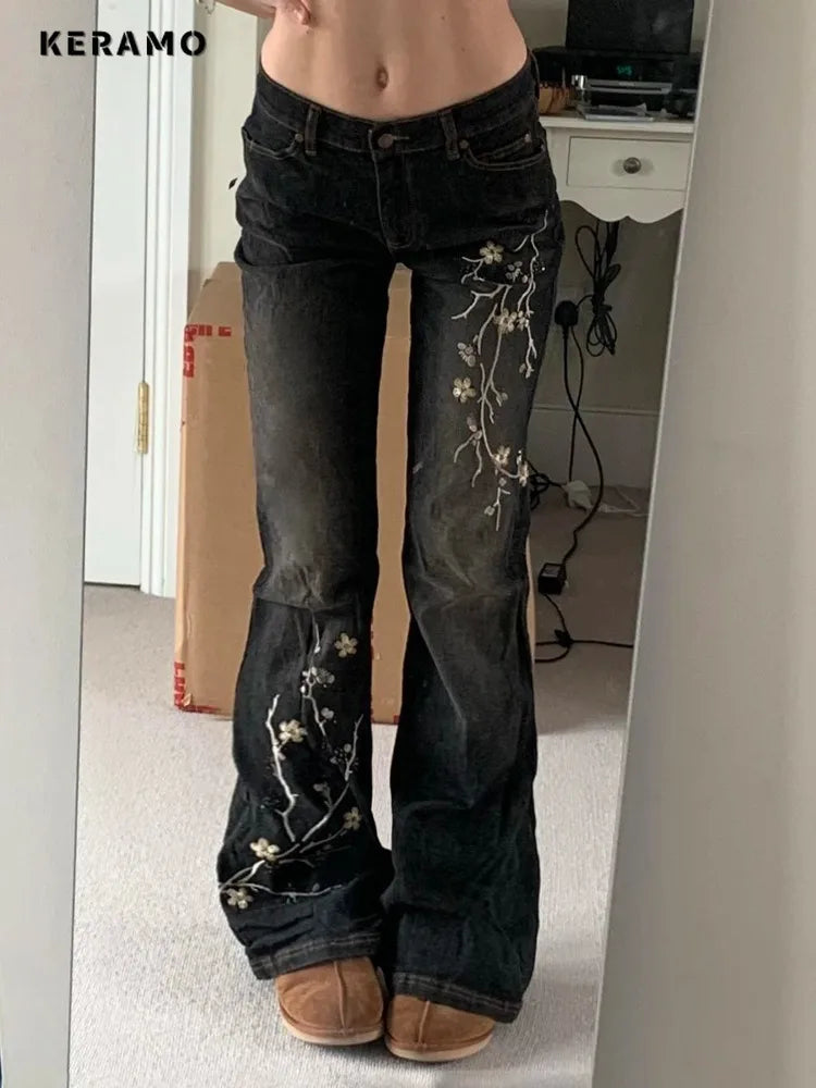 VINTAGE FORAL - JEANS