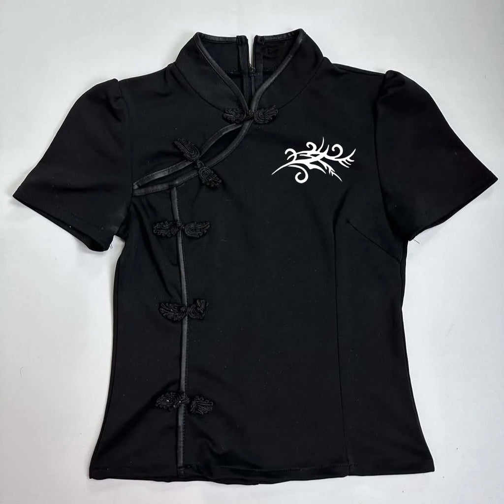 BABY TEE CHEONGSAM - SHIRTS